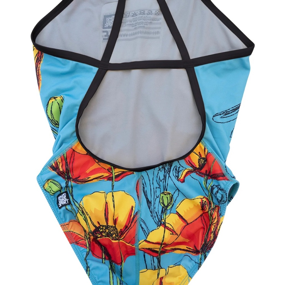 HardcoreSport Womens X Back // Poppies - Picture 4 of 6
